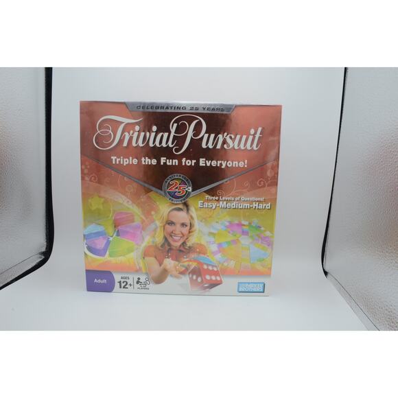 Trivial Pursuit 3 Level Triple the Fun Unopened - Picture 1 of 5